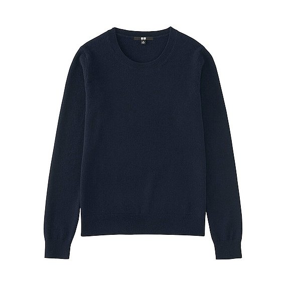 Uniqlo cashmere hot sale sweater review