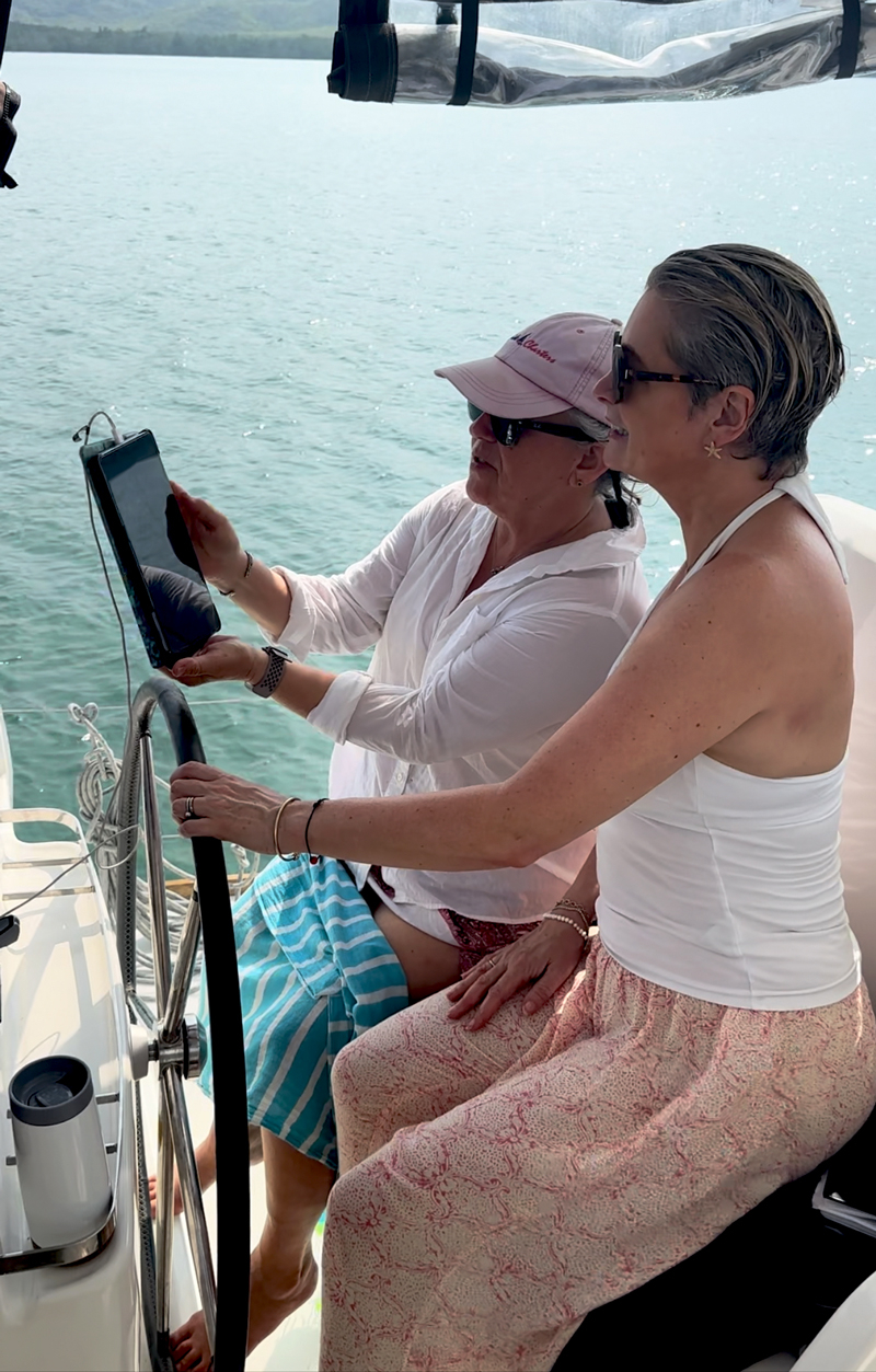 Nikki Garnett, midlife travel blogger, Thailand catamaran sailing review